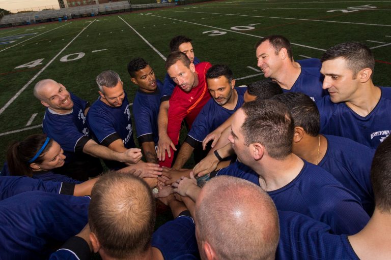 Reading United A.C honors local heroes with charity soccer game