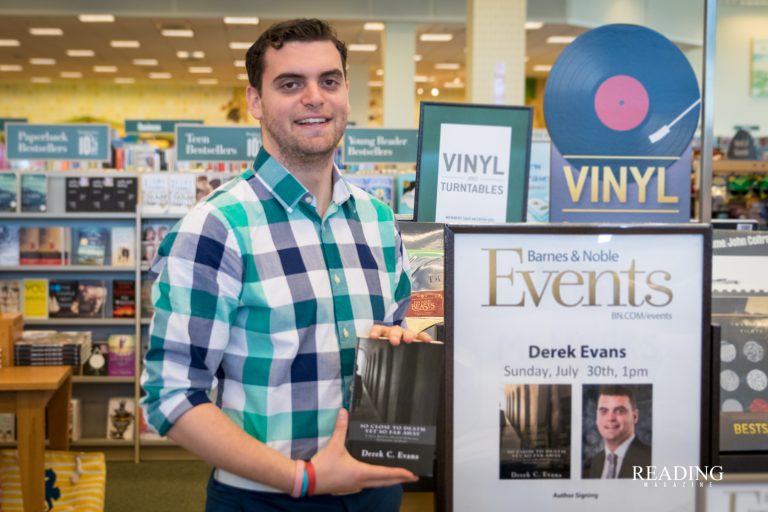 Derek Evans raises awareness of POTS with book signing at Barnes & Noble