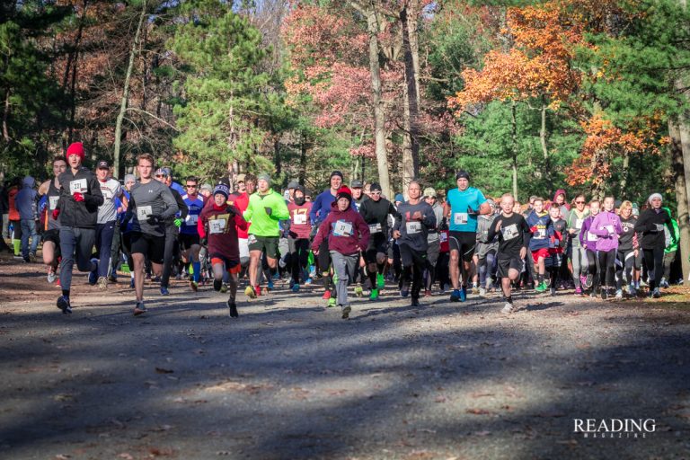 Runners Brave Chilly weather for 2nd annual Boyertown Turkey Trot 5k