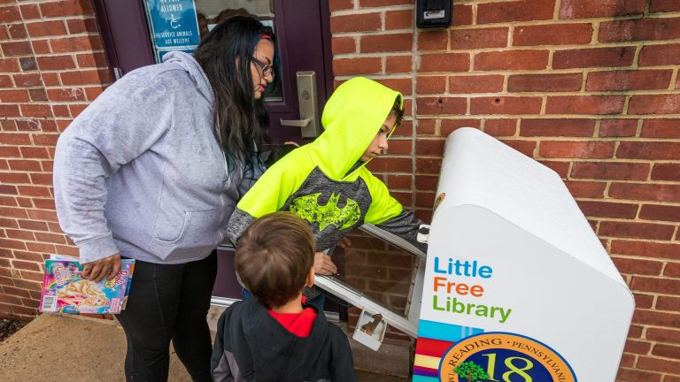 Little Free Library’s Pop Up in Reading’s 18th Ward